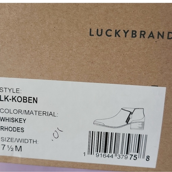 LUCKY BRAND Koben Leather Bootie - Picture 5 of 5